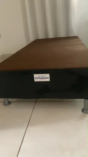 Base de cama solteiro ortobom