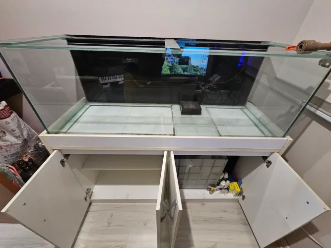 Aquário 330L + Móvel Planejado Italínea + Sump + ~40kg Substrato MBreda<br>