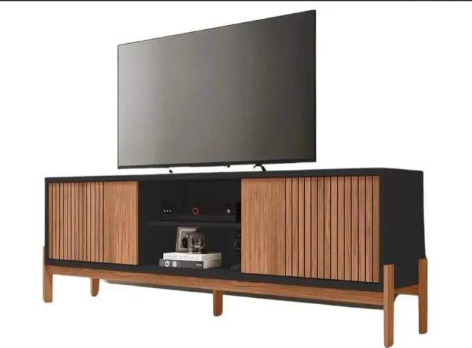Rack para TV 75? 2 Portas Caemmun Tannen 1