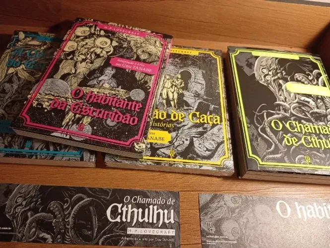 Coleção lovecraft 4 livros-gou tanabe