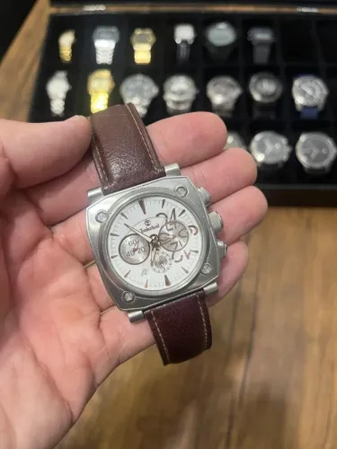 Relógio Timberland cronógrafo quadrado