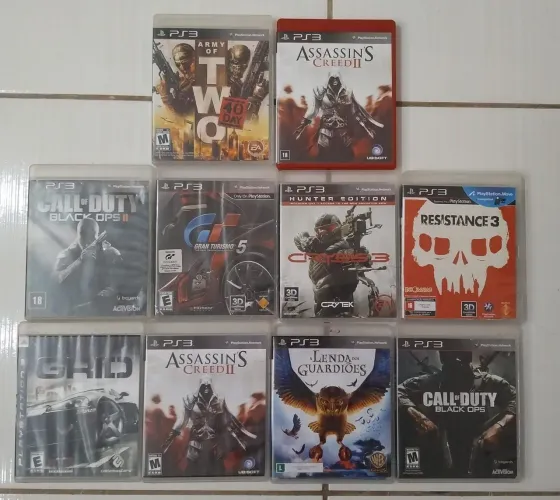 Lote de jogos ps3