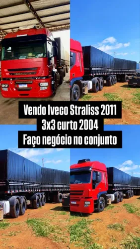 Vendo Iveco 460 stralis 6x4 ou vendo ele engatado no 3x3 curto 9 eixo noma ano 2004