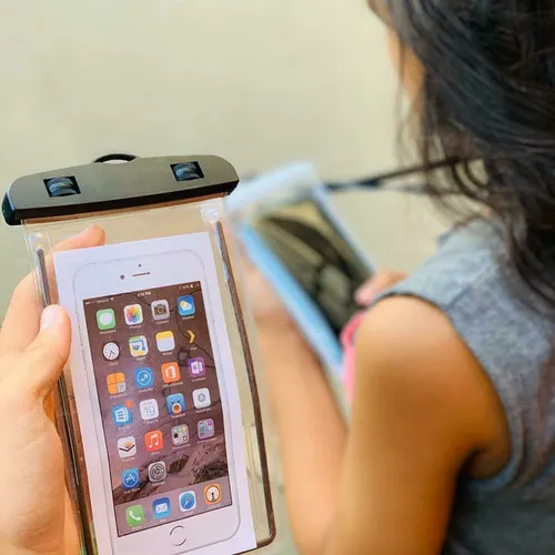 Capa Bolsa Celular A Prova Dágua Proteção- Mergulhos E Chuva<br><br>