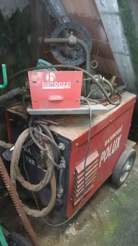 Máquina de solda mig mag bambozzi trr 3050 com cabeçote sag 1006 completa com tocha