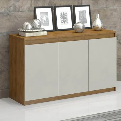 Buffet Germani c 3 Portas  Imbuia.Off White Até 12x