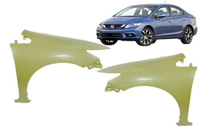Paralama Honda Civic 2012 2013 2014 2015 2016 Novo