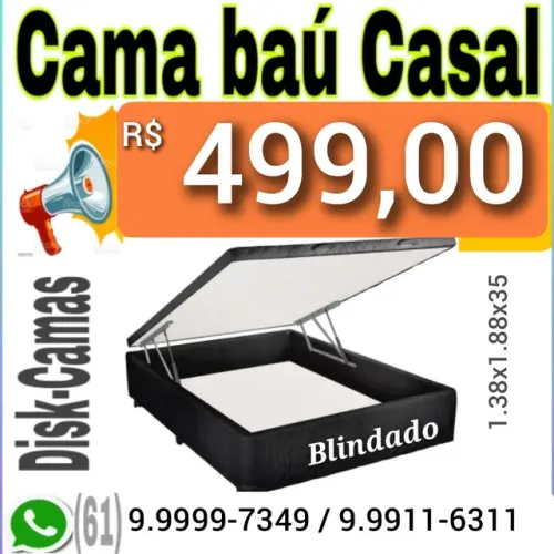 Baú cama baú box baú cama box baú - colchões e cabeceira 