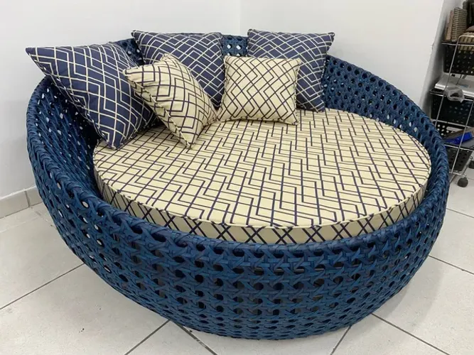 Chaise baloado trama estrela , fibra estonado 12x 307,00