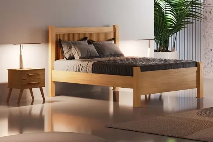 Cama Casal Florida Ripado Flex Naturale.Naturale Receba Hoje - Frete Grátis