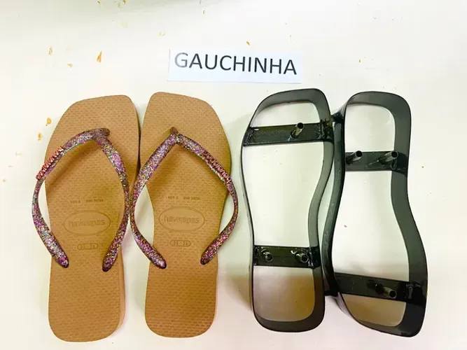 Navalhas de corte de chinelo  conjugada 