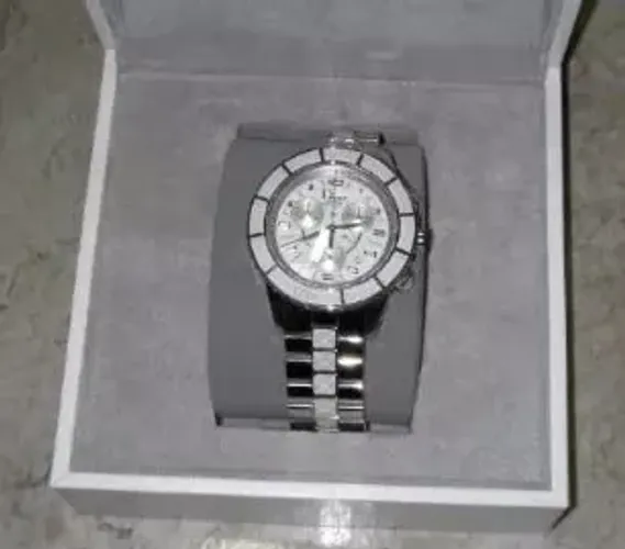 Relógio Christian Dior Christal Cronógrafo Unisex 