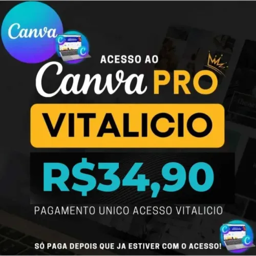 Canva Pro - Só 34,90