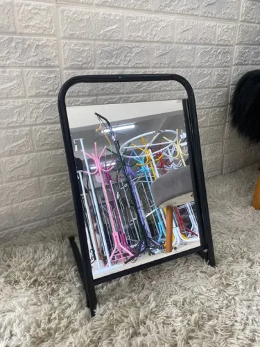 Espelho com suporte, para calçados 