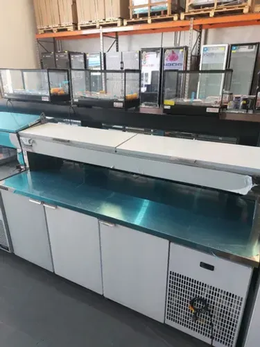 Balcão refrigerado condimentadora 2m nova pronta entrega