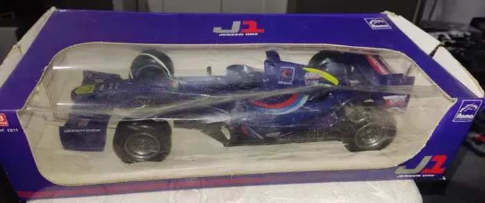 Miniatura Carro Fórmula 1 Roma Jensen 30 Cm (Caixa) Azul