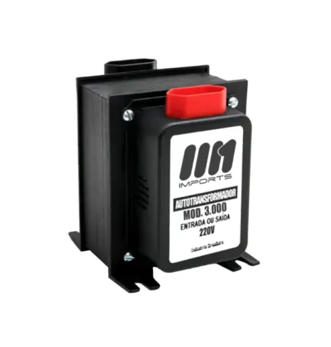 AUTO TRANSFORMADOR 3000 VA 110 / 220V TRIPOLAR M1 GILSOM