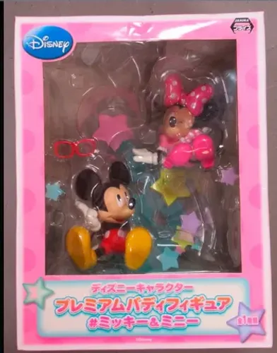 Mickey e Minnie Estatueta Disney original - Japão
