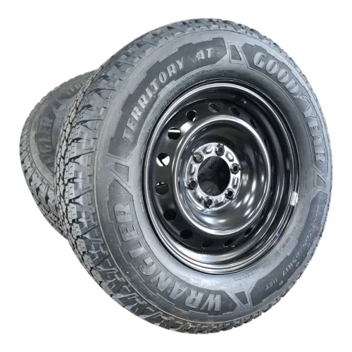 RODA FERRO ARO 17 ORIGINAL FIAT TITANO C/ PNEU ZERO GOODYEAR AT