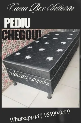 Cama Box Solteirão - Pronta Entrega pague na entrega