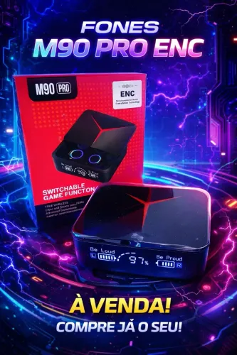 Fone de ouvido M90 pro