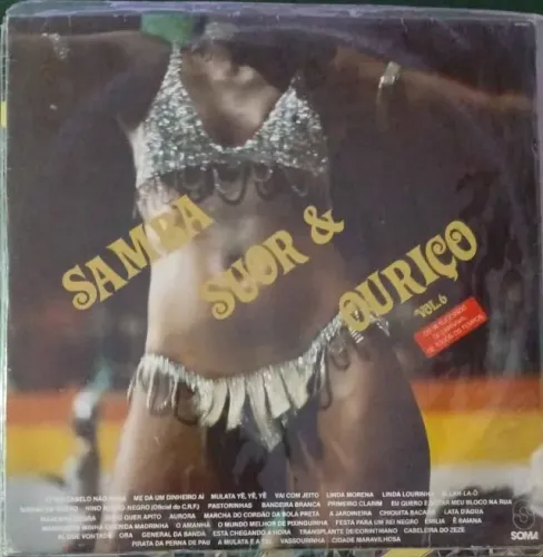 Disco Vinil LP. Samba, Suor e Ouriço Os 36 sucessos de Carnaval de todos os tempos R$15