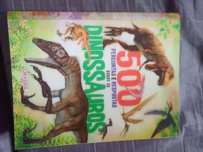 livro infantil - 500 perguntas e respostas sobre dinossauros 