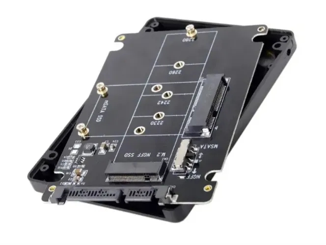 Adaptador Conversor Ssd M2 2280 Ngff Msata P/ Ssd  Automação Robótica COD-AM620  
