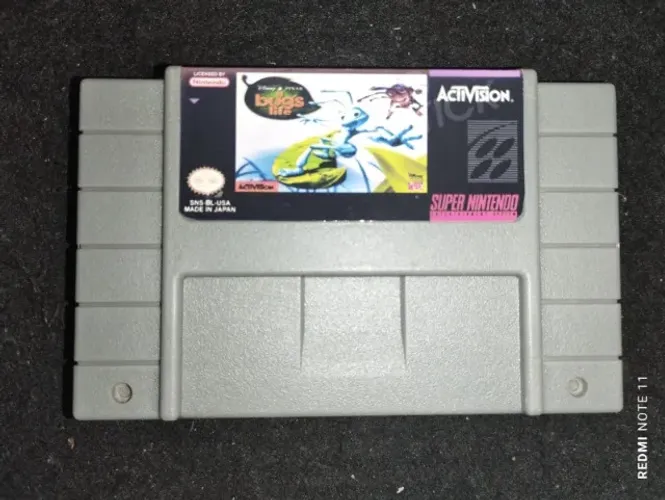 Jogo Super Nintendo A Bugs Life ( Vida de Inseto )