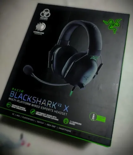 [V / T] Headset Razer Black Shark V2 X - NOVO