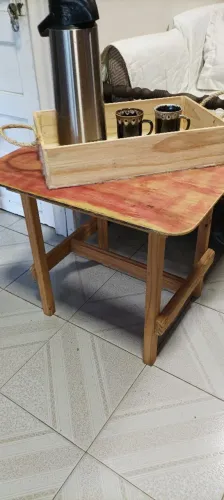 Mesa de apoio para sofá  medidas 0.50 x 0.50 bairro Floresta em Joinville sc