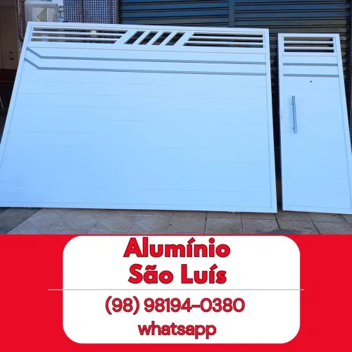 PORTÃO DE ALUMÍNIO EM ATE 18X