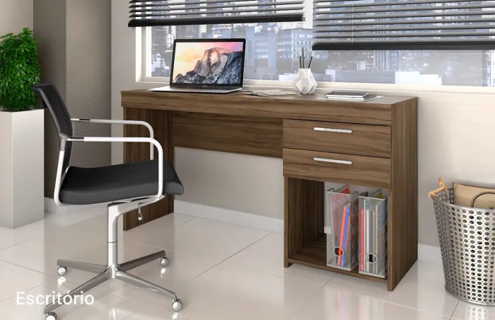 Mesa Office 2 Gavetas t765