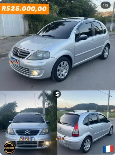 Citroen C3 Exclusive 1.4 Flex 8V 5P 2012