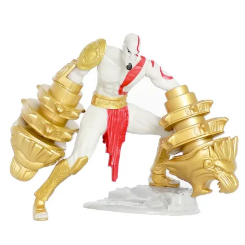 Boneco  do Kratos com Arma do Hércules - Nemean Cestus - God of War - Action Figure