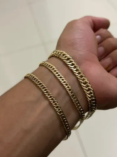 Pulseiras 60g de ouro 18k