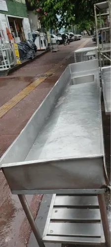 Pia inox concretada vários tamanhos ..
