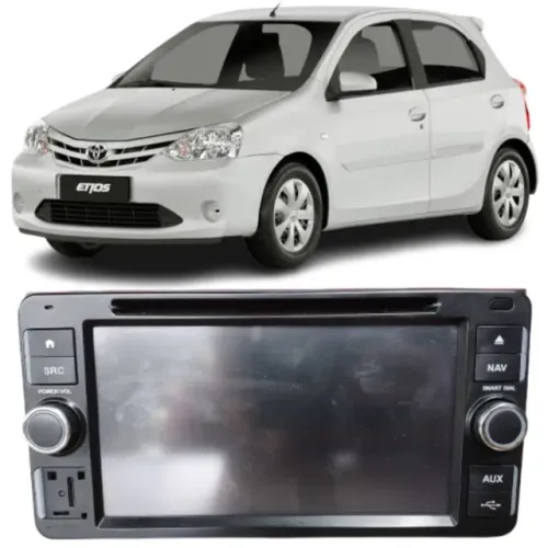 Central Multimidia Etios 2012 2013 a 2016 Com Chicote