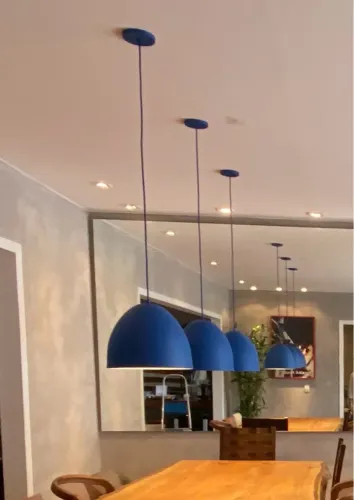 Lustres Pendentes Azul