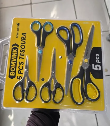 Kit de Tesouras de Precisão - 5 Peças