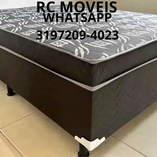 Cama Box Casal OrthoBox com Colchão D33 - Conforto e Resistência