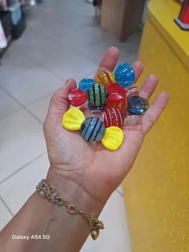 Pedras de Vidro Decorativas Coloridas