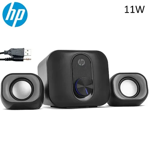 Mini Caixa de Som para PC/Notebook 11W, P2 + USB 2.1 - HP em São Luís ma