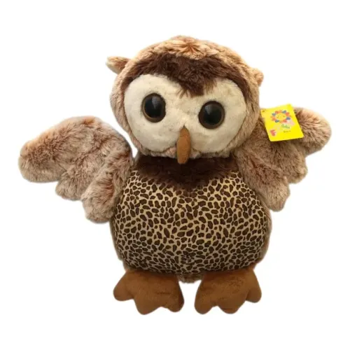 Coruja Olhuda em pelucia alta - nova