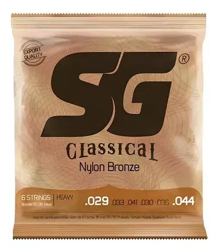 Encordoamento Sg Violao Nylon Tensão Alta 0.29 | 5405
