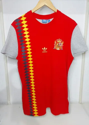 Camisa Retrô da Seleção da Espanha Oficial Adidas 2013/2014 - Tamanho G