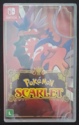 Pokemon Scarlet Nintendo Switch Físico Novo Lacrado<br>