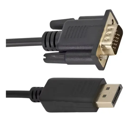 Cabo VGA macho para displayport 1.8 metros