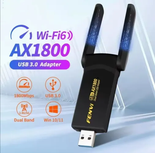 Adaptador USB WI-FI 6 AX1800 Dual Band