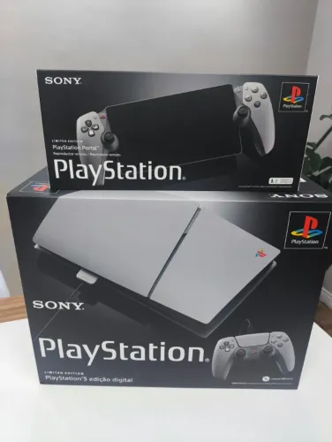 PS5 + PS Portal + DualSense 30º Anos | Lacrados | Garantia 12M | Edição Limitada